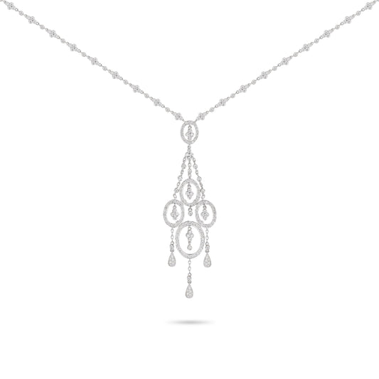 Chandelier Diamond Necklace | Diamond Necklace | Diamond Necklace Online