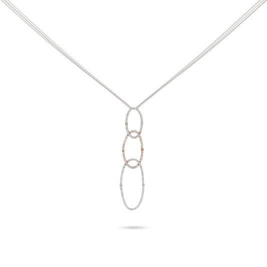 Oval Loops Necklace | Diamond Necklace | Best Jewellery Online