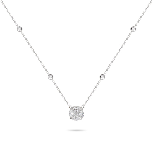 Diamond Illusion Necklace | Diamond Necklace | Buy Necklace Online