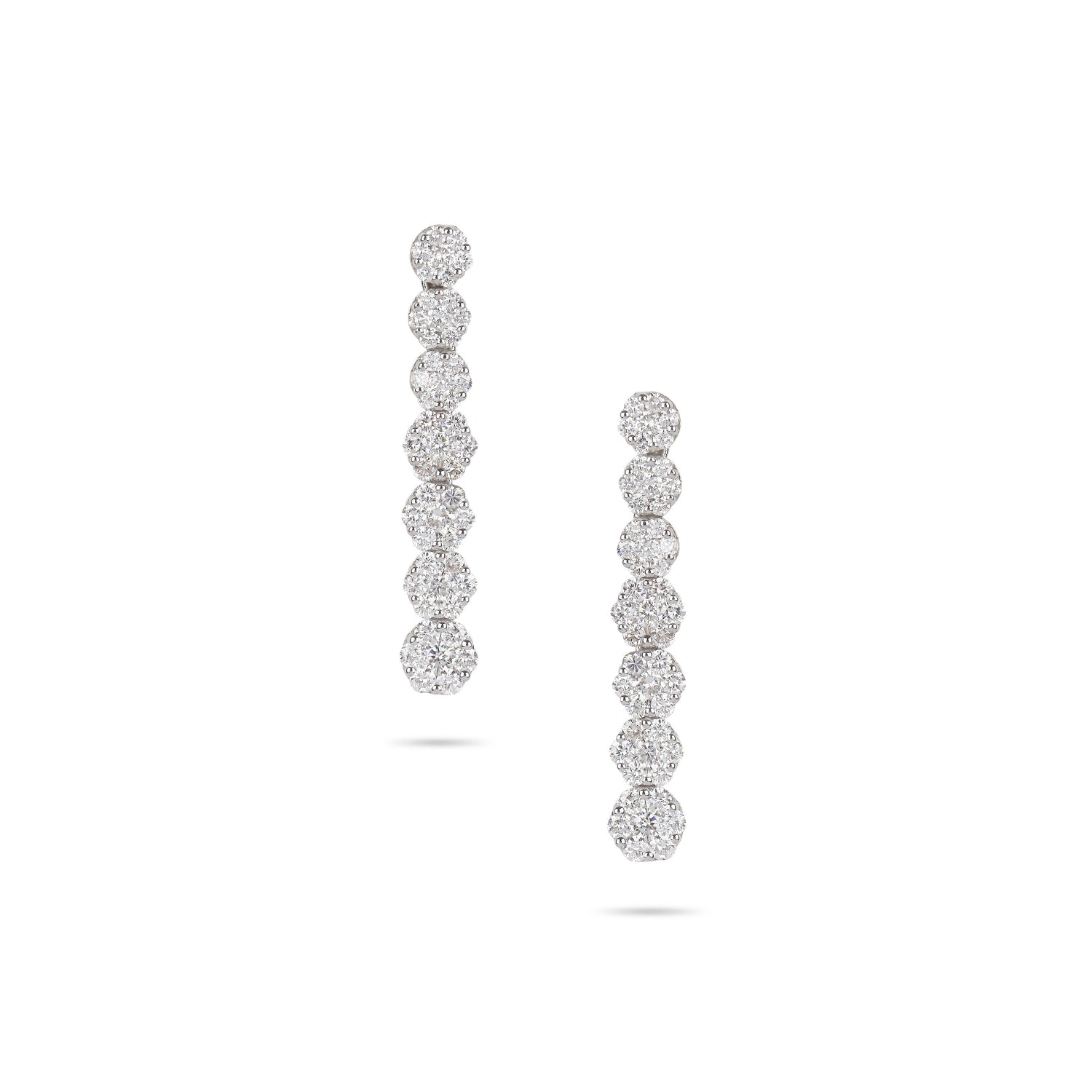 Illusion Diamonds Drop Earrings  | best jewelry stores 