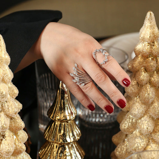 Marquise Floating Diamond Ring | jewelry online store | diamond rings