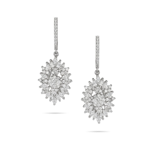 Illusion Diamond Drop Earrings | Jewelry shops online