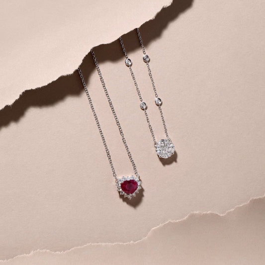 Diamond Illusion Necklace | Diamond Necklace | Diamond Necklace Design