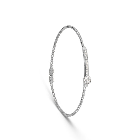 Diamond Beaded Linear Bracelet
