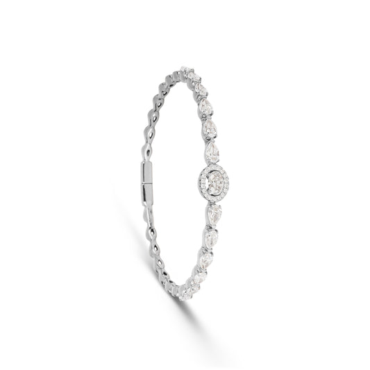 Diamond Linear Bracelet