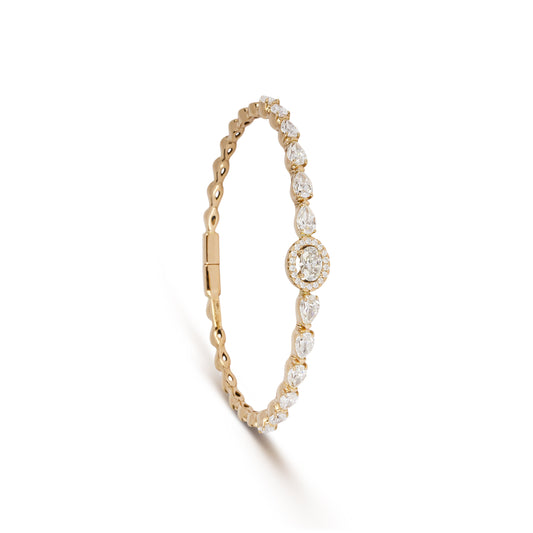 Diamond Linear Bracelet