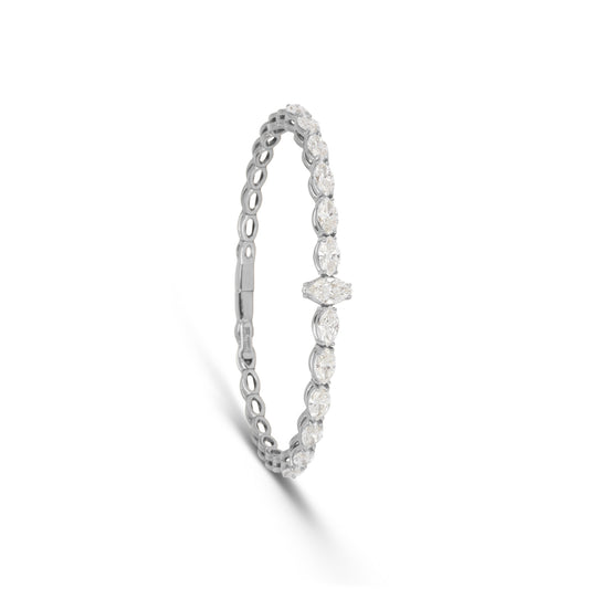 Marquise Diamond Tennis Bracelet