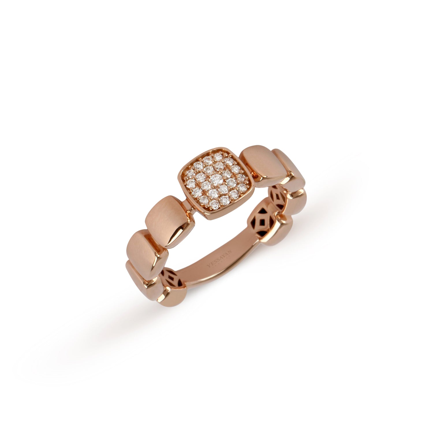 Square Pattern Band Diamond Ring | jewellery store | diamond rings