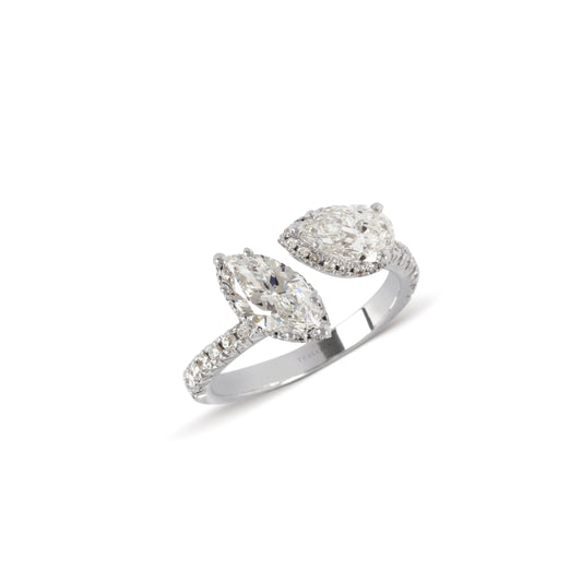 Diamond Open Band Ring | diamond jewelers | diamond rings