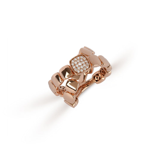 Diamond Overlapping Band Ring | jewellery store | diamond rings