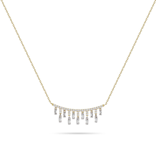 Baguette Drops Necklace