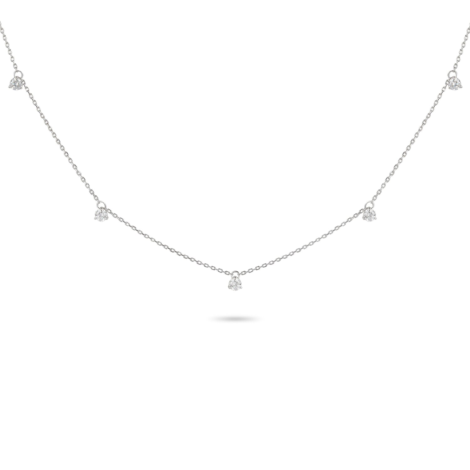 Diamond Charm Necklace | Buy Diamond Necklace Online 