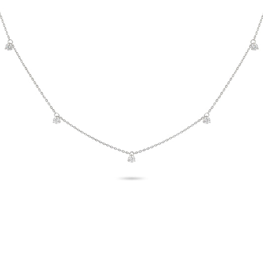Diamond Charm Necklace | Buy Diamond Necklace Online
