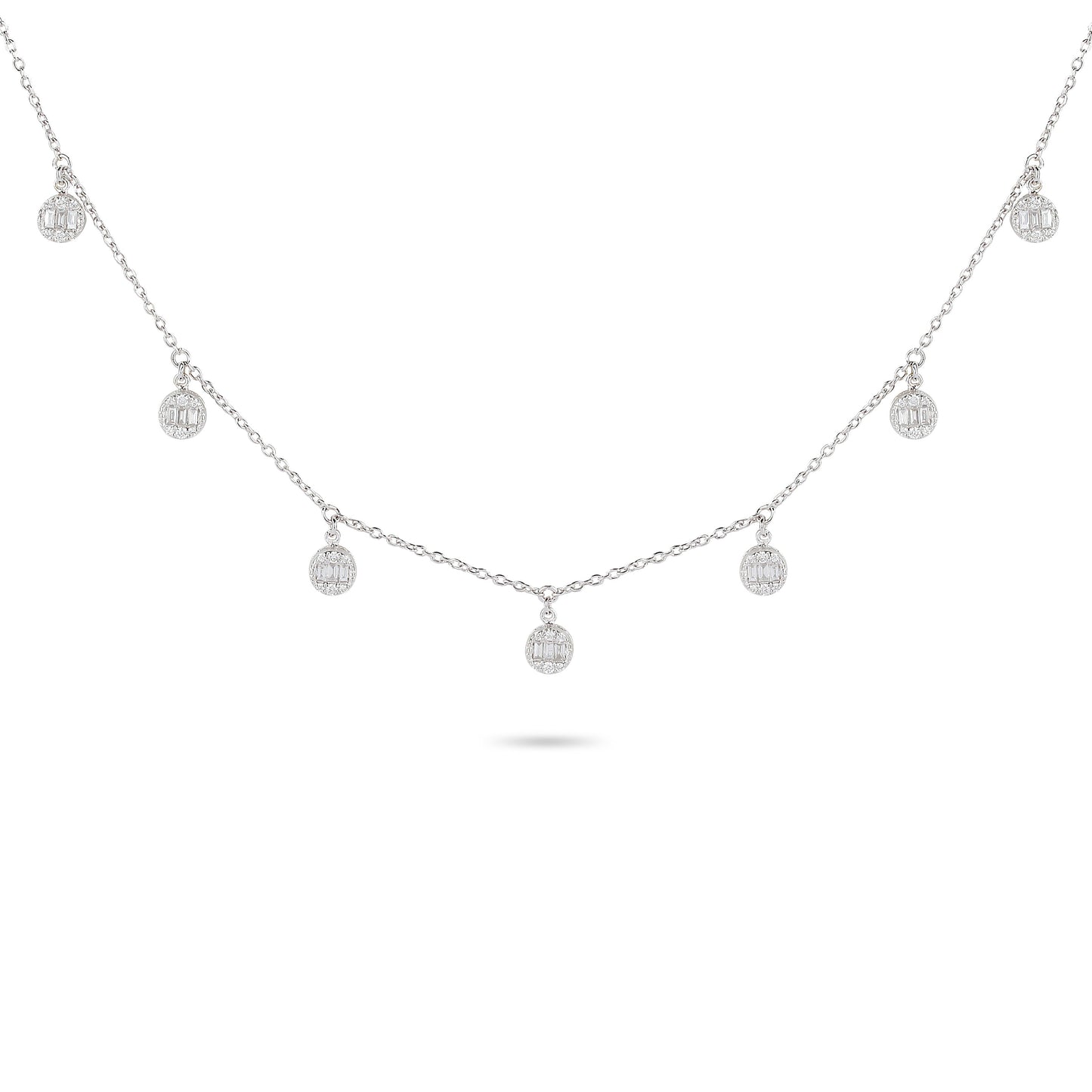 Diamond Illusion Charm Necklace | Diamond Necklace | Diamond Store