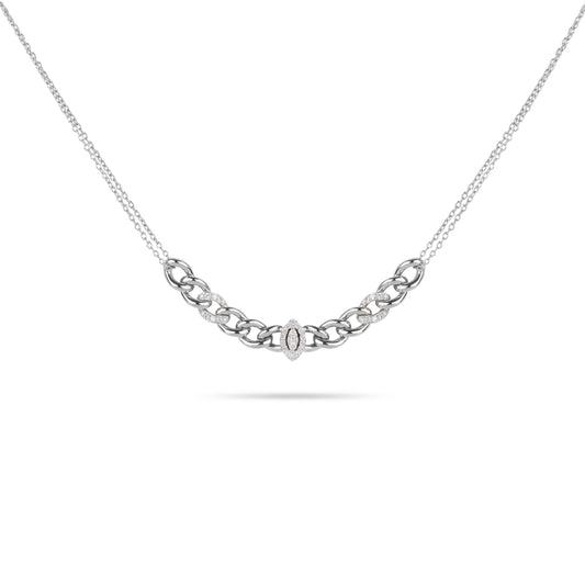 Cuban Diamond Link Chain Necklace