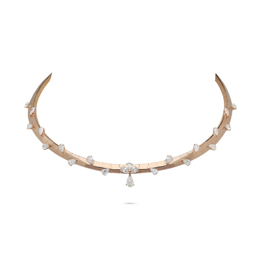Dispersed Diamond Omega Choker