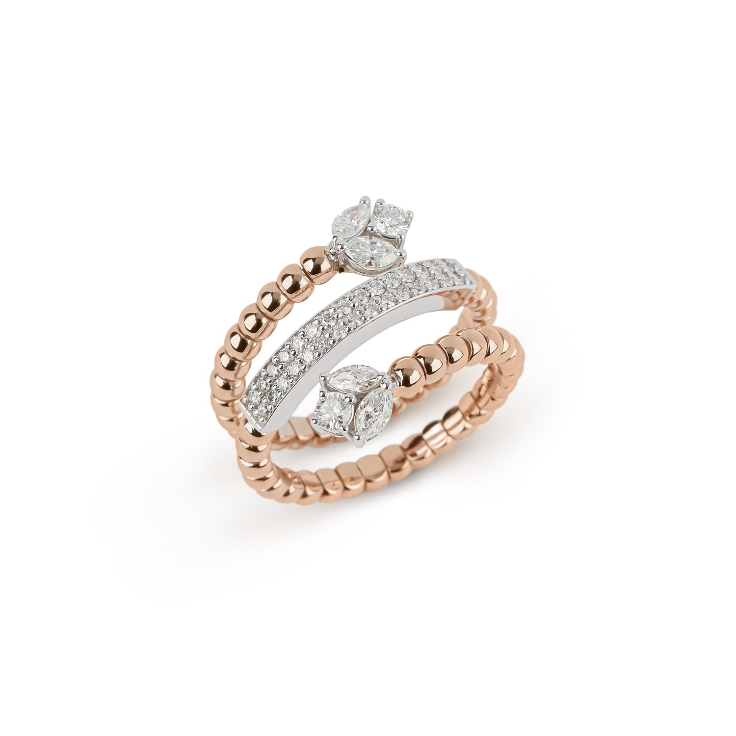 Spiral Diamond Ring | diamond rings | Best website for jewelry