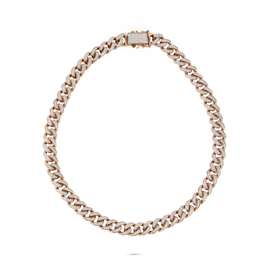 Cuban Chain Diamond Necklace