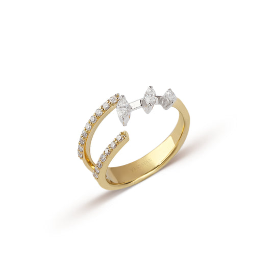 Floating Marquise Diamond Ring | diamond rings | engagement rings for women