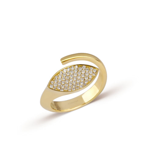 Pave Marquise Diamond Twist Ring | store jewellery | diamond rings