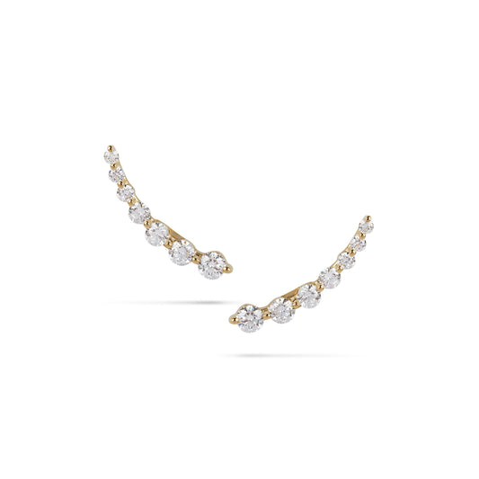 Crawler Diamond Earrings | Diamond Earrings