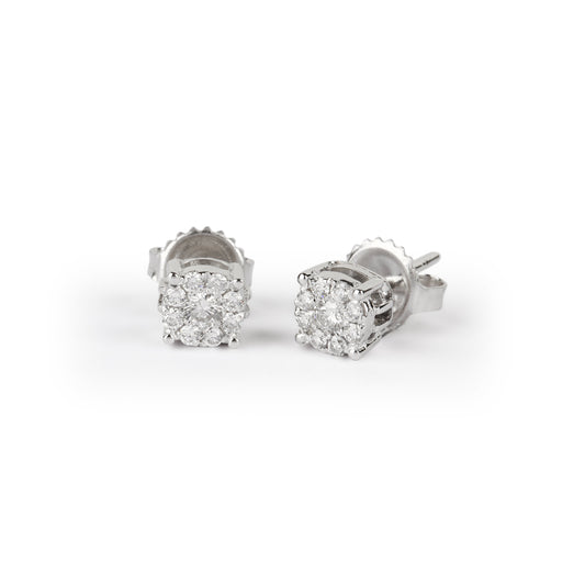 Illusion Diamond Studs | Jewelry Shop Online 