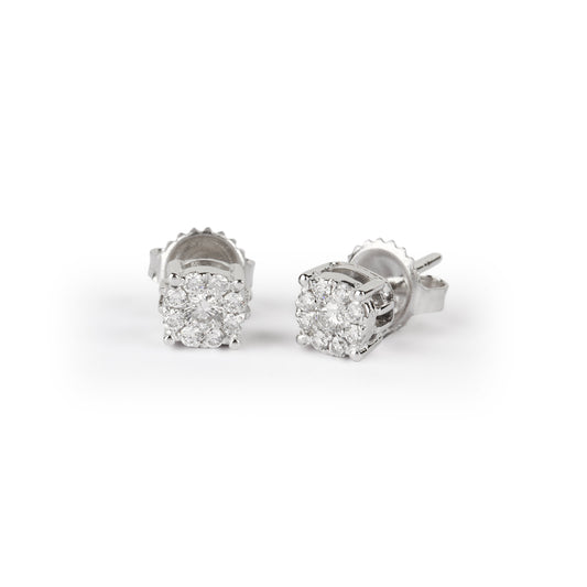 Illusion Diamond Studs | Jewelry Shop Online