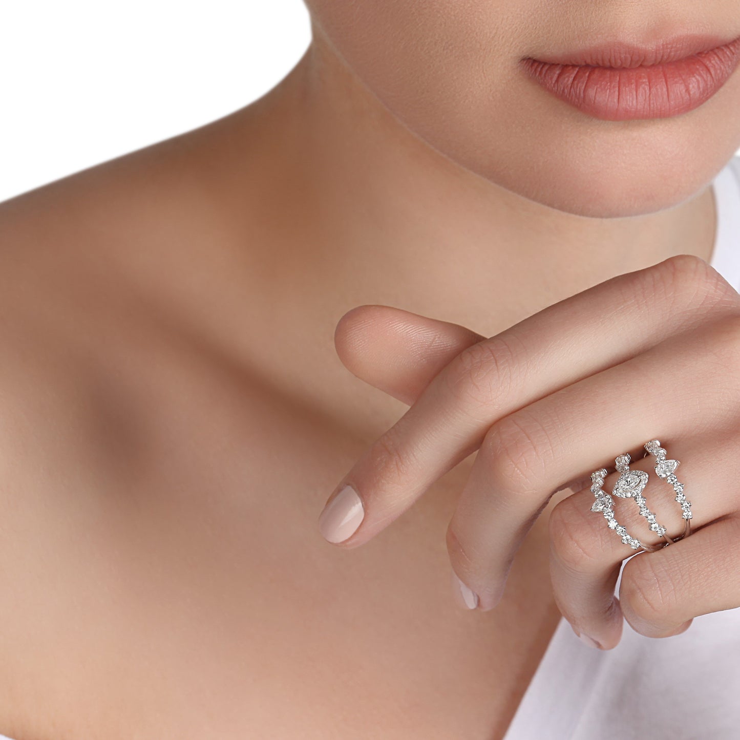 Trio Band Diamond Ring | jewelry online store | diamond rings