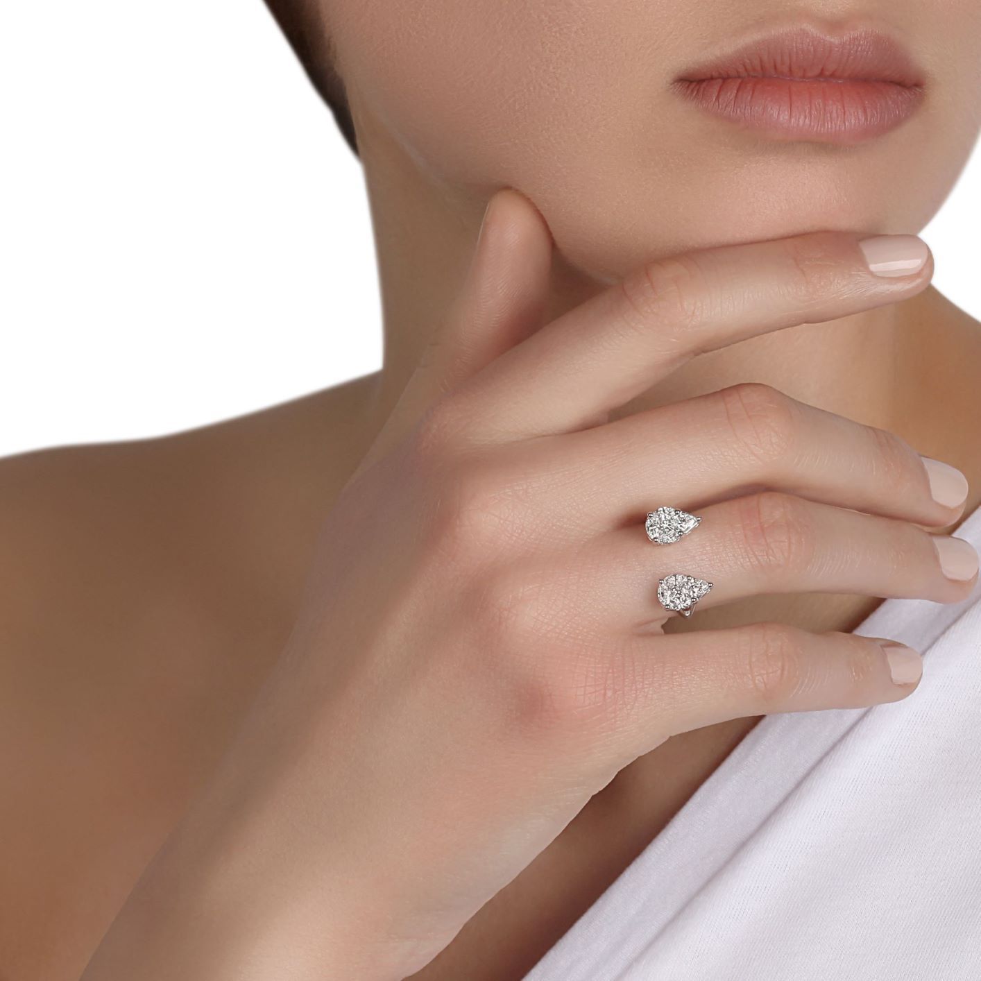 Double Illusion Diamond Ring | best jewellery stores | diamond rings