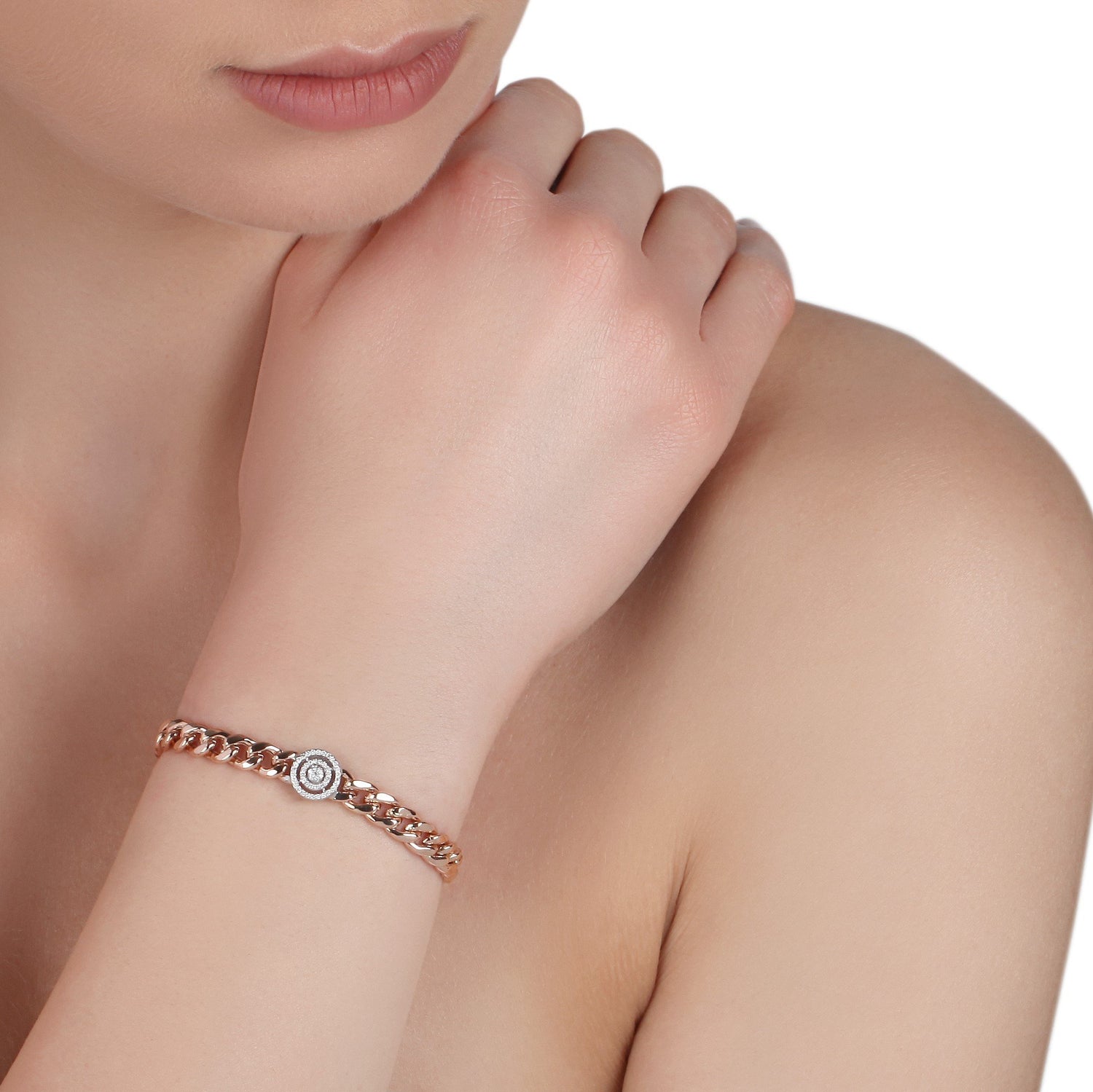 Cuban Link Diamond Chain Bracelet | best jewellery stores | diamond bracelet