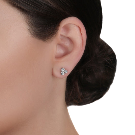 Trio Diamond Studs | Diamond Stud Earrings