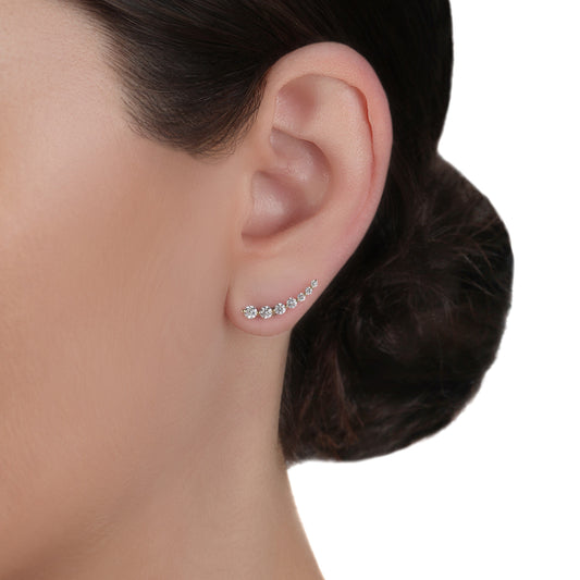 Crawler Diamond Earrings | Jewel Shop Online
