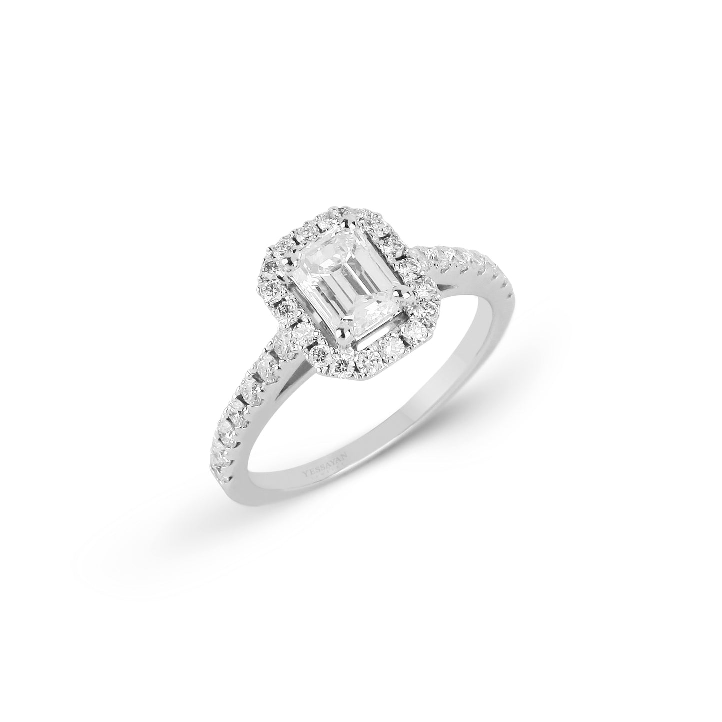 Certified Framed Solitaire Diamond Ring | jewelry online store | diamond rings