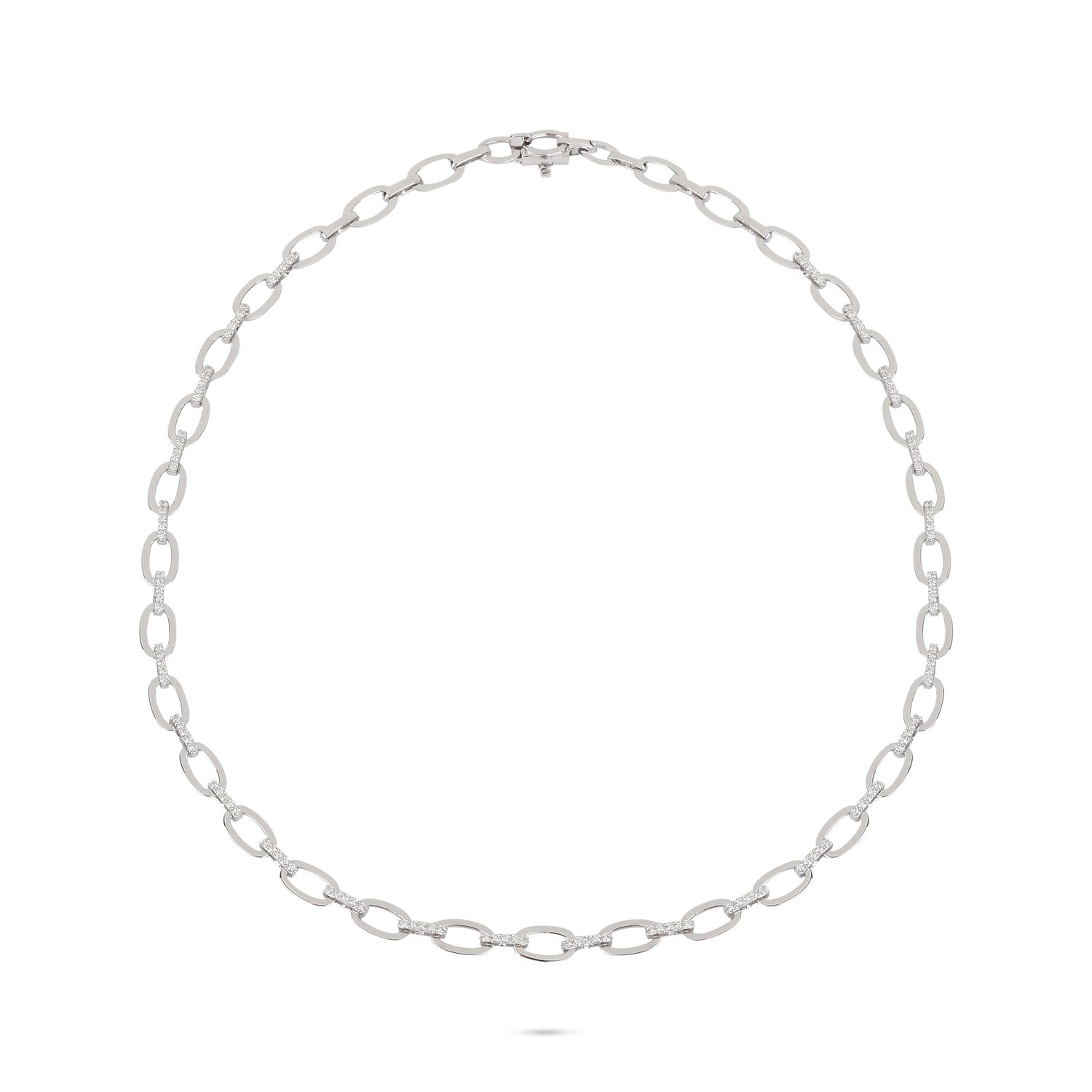 Chain Diamond Necklace | Diamond Designer Jewellery Online