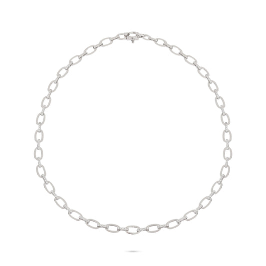 Chain Diamond Necklace | Diamond Designer Jewellery Online