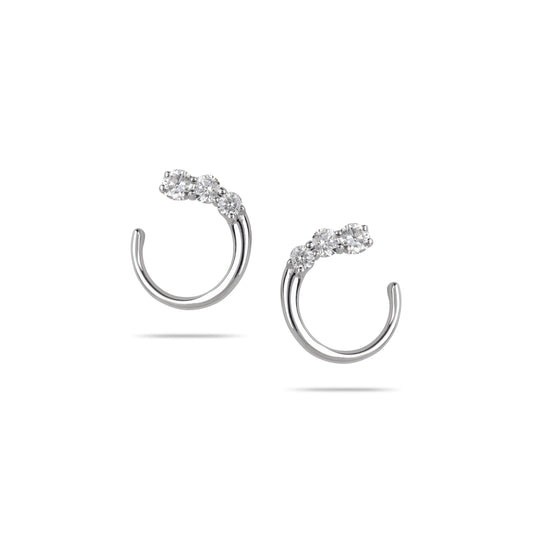 Diamond Hoop Earrings | Diamond earring online