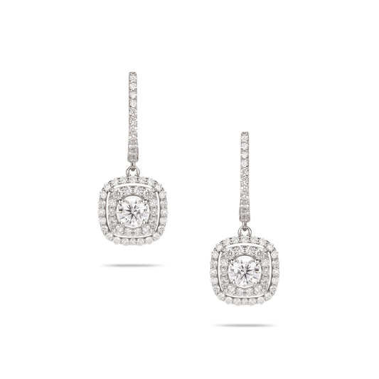 Single Diamond Drop Earrings | Jewellery store