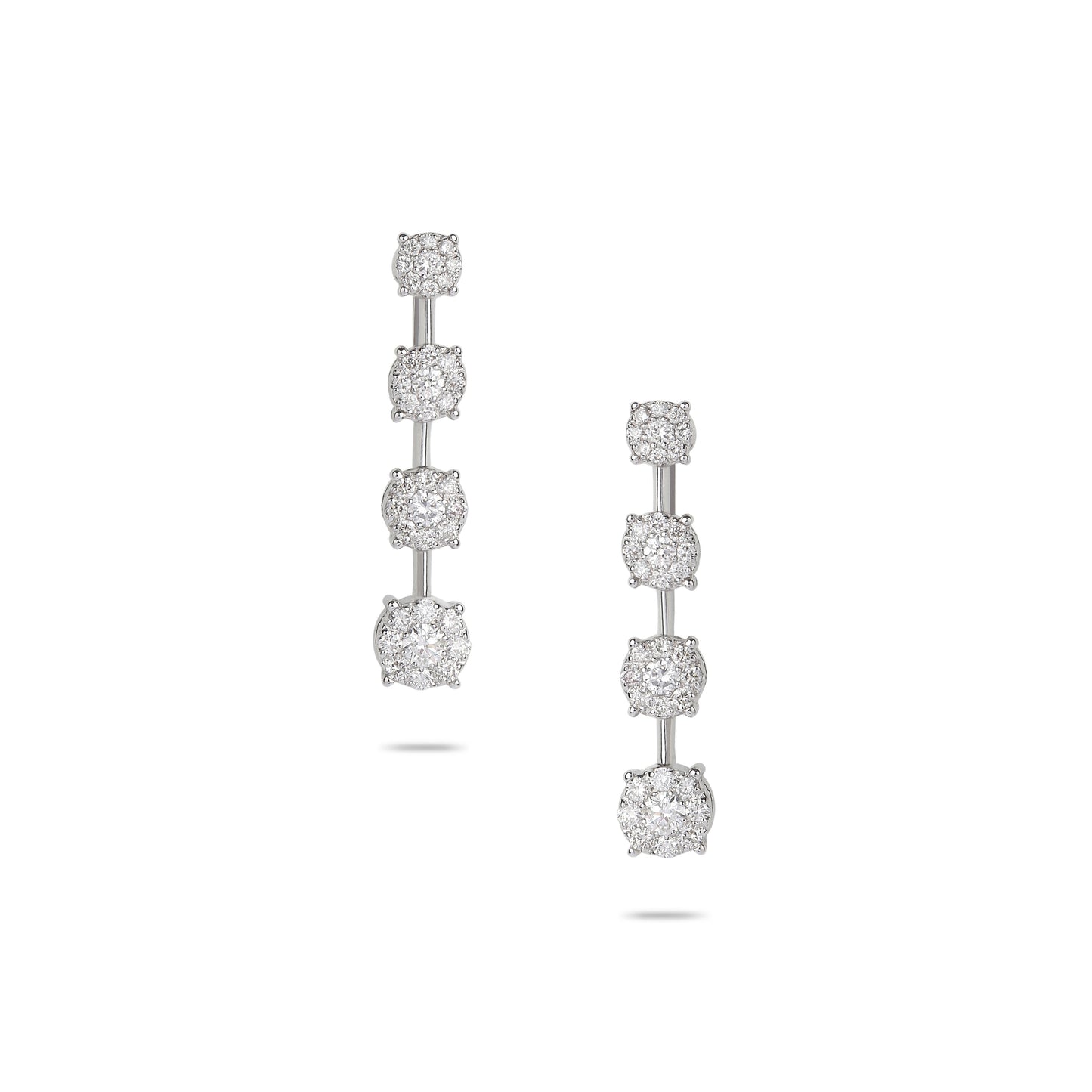 Illusion Drop Diamond Earrings | best jewelry online