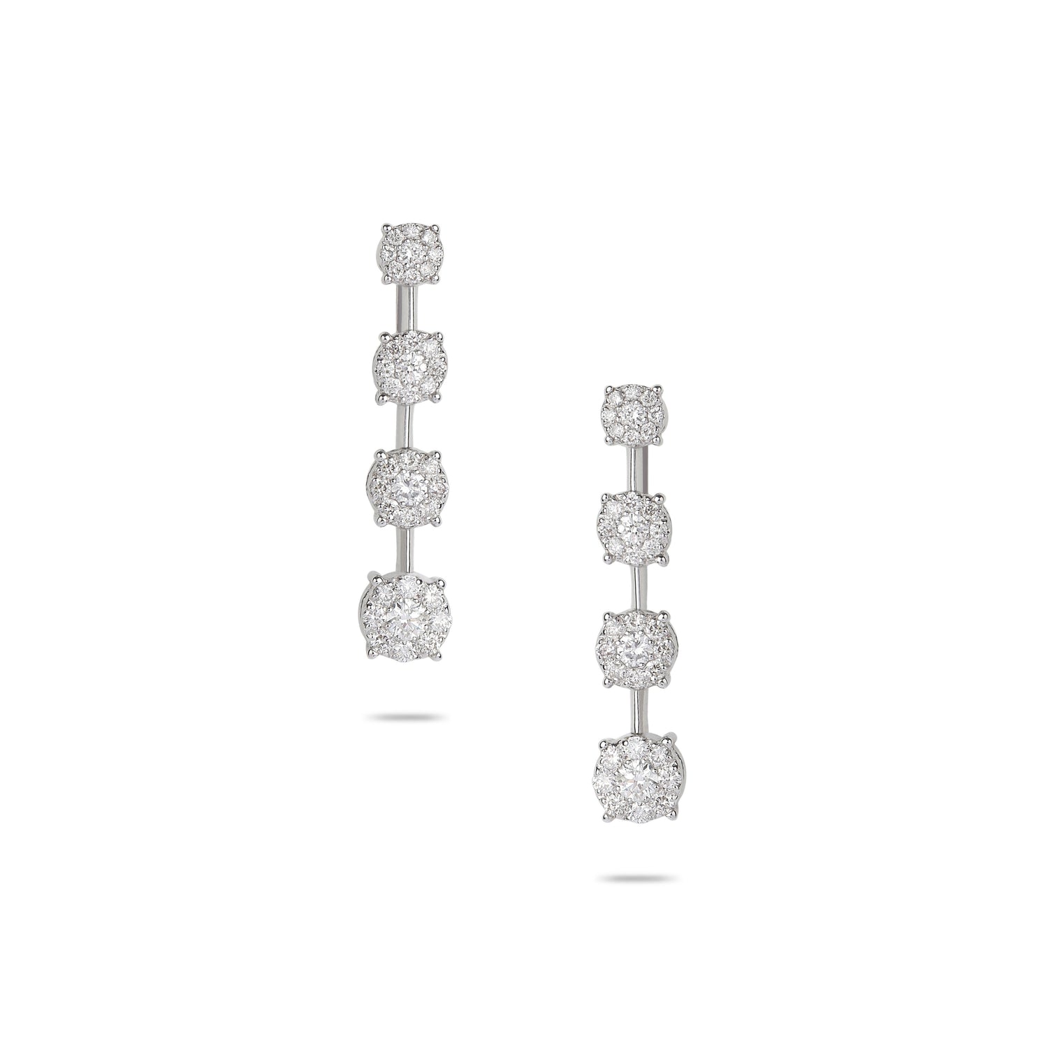 Illusion Drop Diamond Earrings | best jewelry online