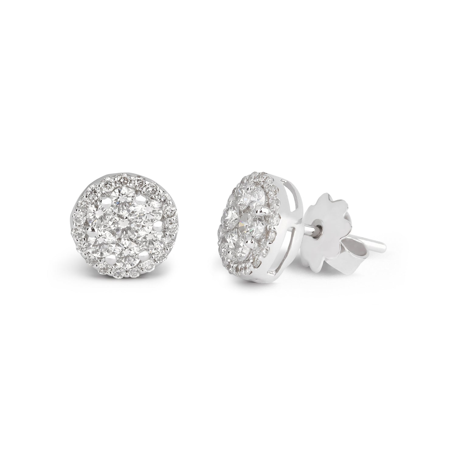  Illusion Diamond Studs | Diamond shop online