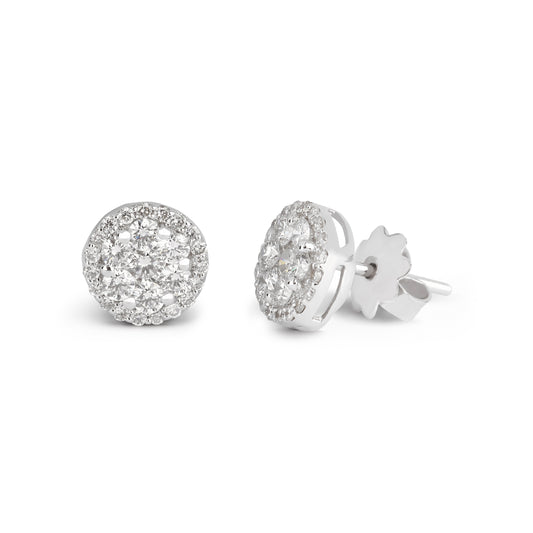 Illusion Diamond Studs | Diamond shop online
