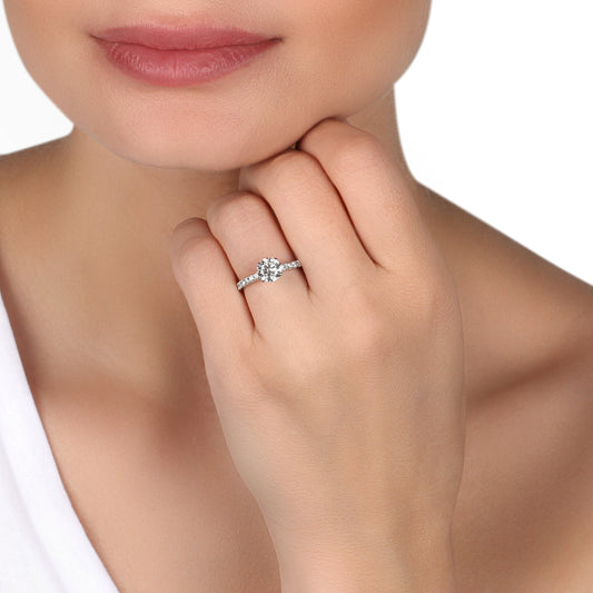 Certified Solitaire Diamond Ring | solitaire engagement ring | best engagement rings