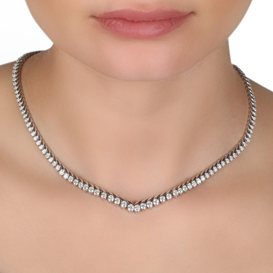 Diamond Tennis Collar Necklace | Buy Diamond Jewellery Online