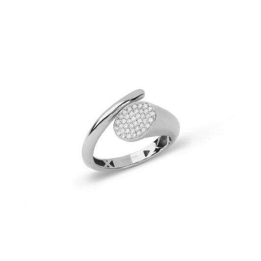 Twist Band Diamond Ring