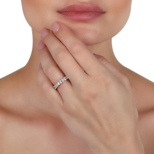 Oval Diamond Eternity Band | best jewellery stores | diamond rings