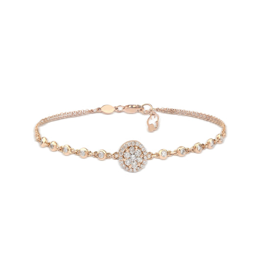Rose Gold Diamond Bracelet | Jewelry shops