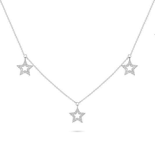 Star Charm Diamond Necklace