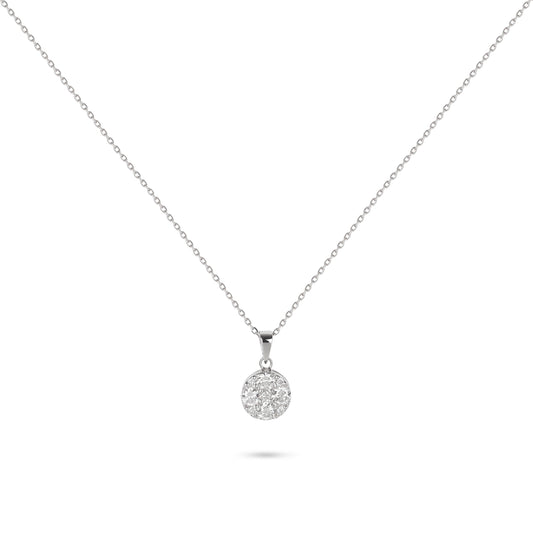 Illusion Drop Diamond Pendant Necklace | Diamond Necklace | Diamond Jewellery Necklace