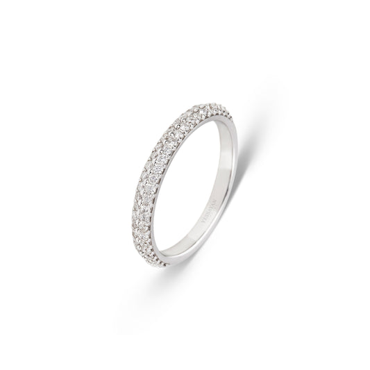 Pave Setting Diamond Ring Band | diamond ring | Wedding ring