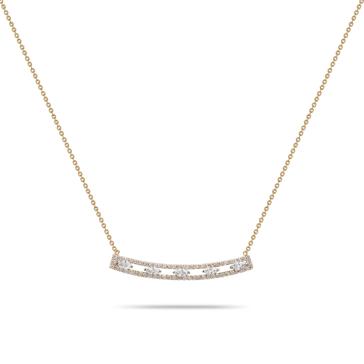 Marquise Diamonds Necklace